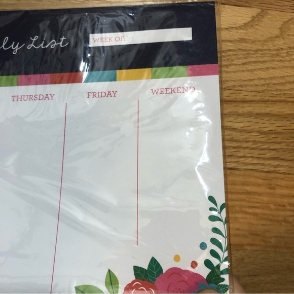 Weekly Desk Calendar Planner Pad Organizer NEW - Picture 4 of 5